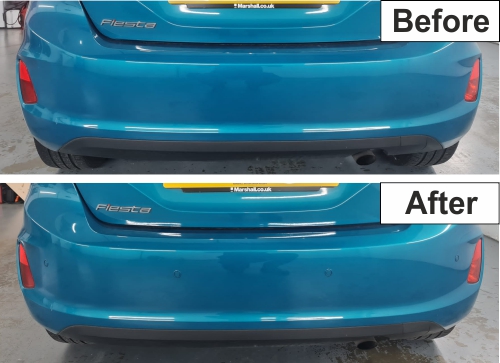 Fiesta Parking Sensors before and after