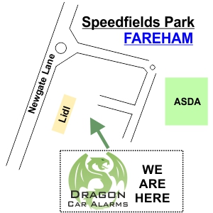 local map Fareham Speedfields Park